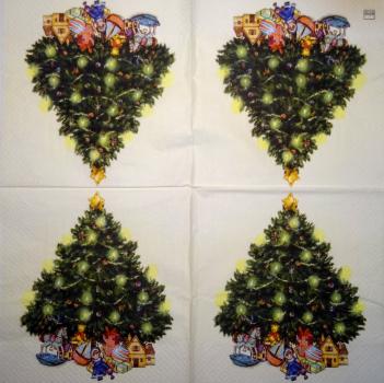 195 Christmas Flowers - 3-ply (red) - Ihr